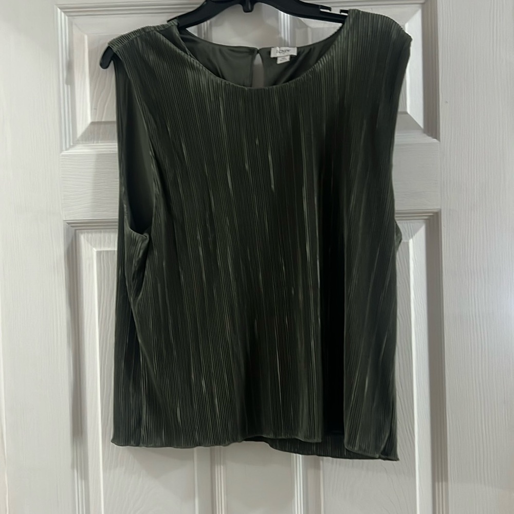 J Crew Forest Green Tank